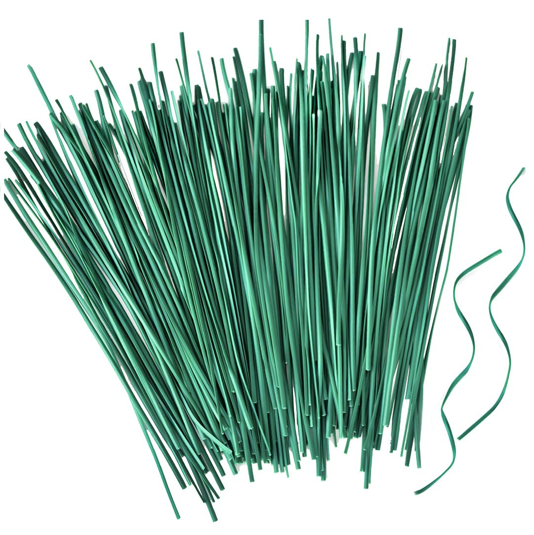 200 Pcs 6" Garden Plastic Plant Twist Ties Reusable Green Cable Ties for Climbing Plant Support, ... | Amazon (US)