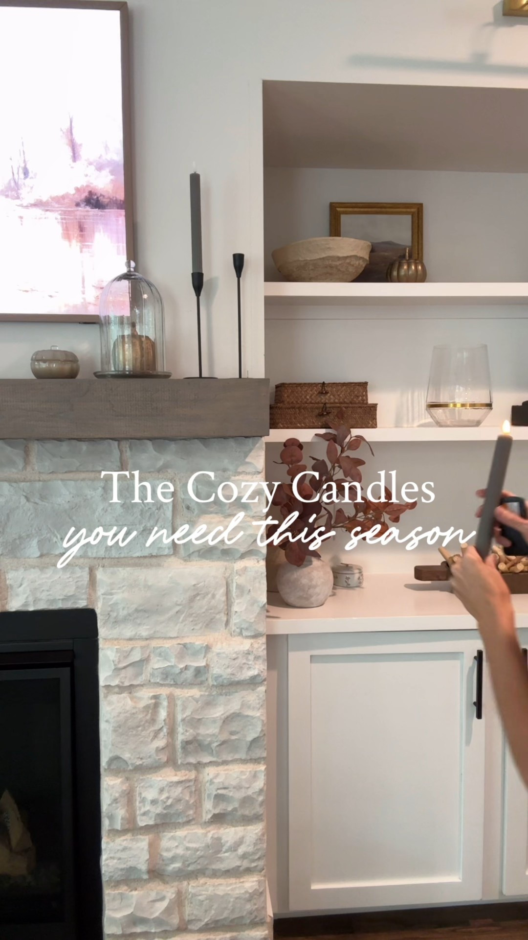 Cozy candles, holiday candles, battery operated candles, battery powered candles, green candle, tapered candle 

#LTKHome