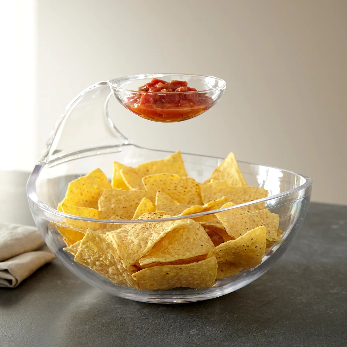 Floating Chip And Dip | Clear Home Decor
