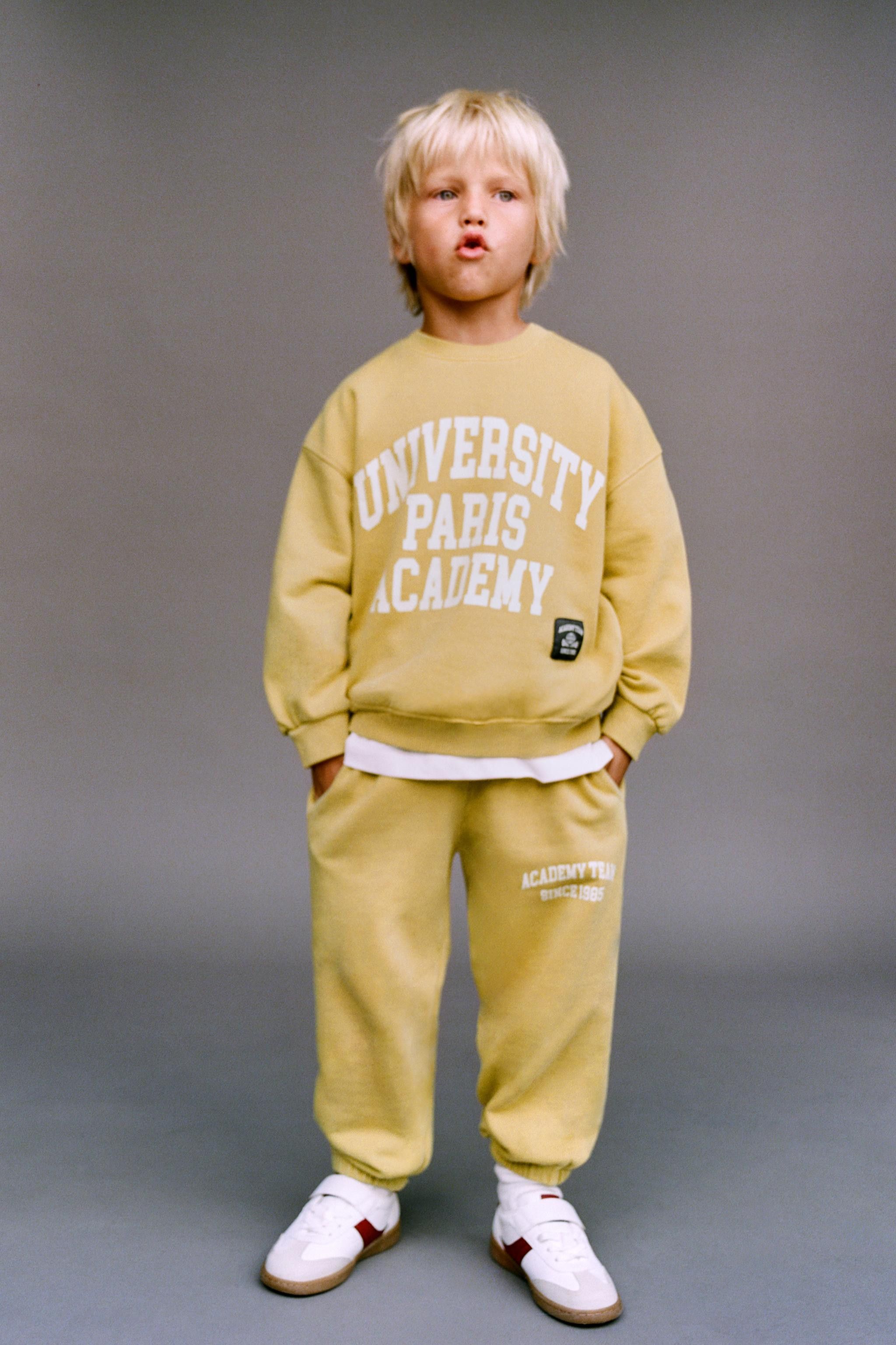 UNIVERSITY TEXT SWEATSHIRT | Zara US