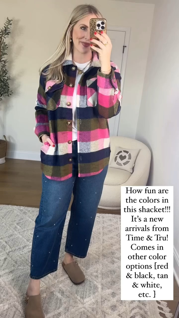 Walmart try on, Walmart outfit, Walmart fashion, Walmart new arrival, time and tru, plaid shacket, sparkle jeans 

Medium 

#LTKSeasonal #LTKVideo #LTKFindsUnder50