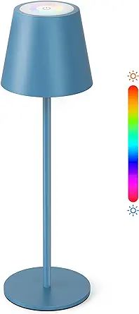sympa Cordless Table Lamp, Rechargeable Table Lamp with 7 Colors RGB Mode, 4000mAh Battery Operat... | Amazon (US)