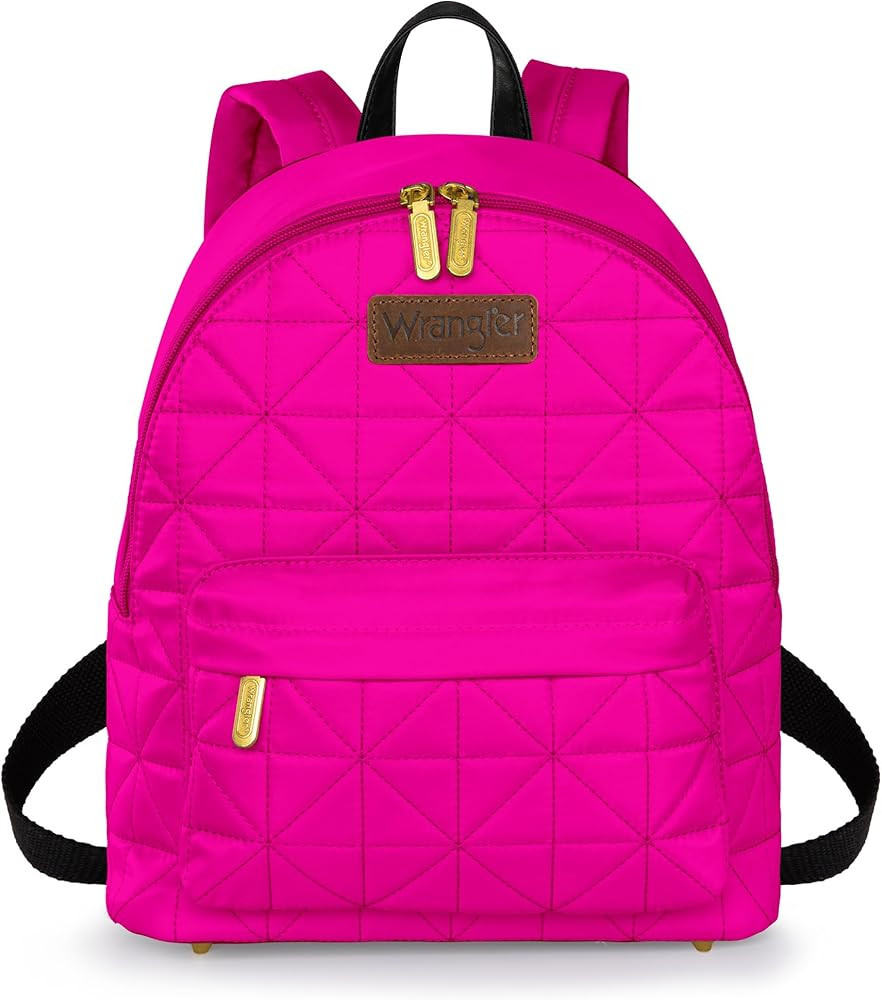 Montana West × Wrangler Backpack Purse for Women Quilted Backpack for Casual Travel Trip | Amazon (US)