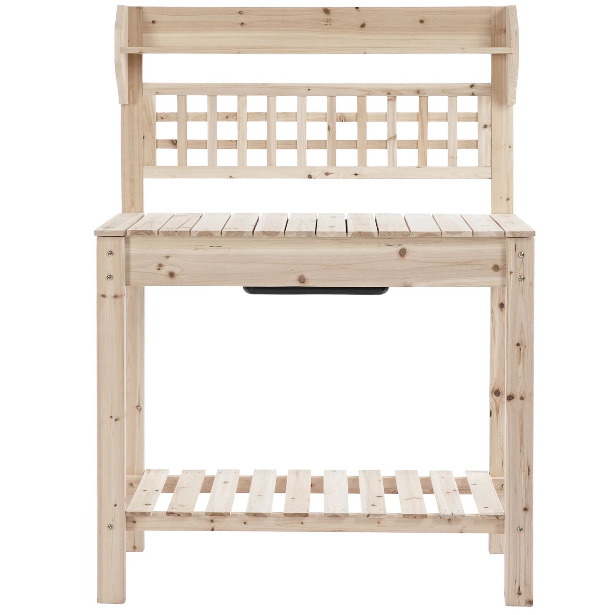 Arlmont & Co. Boilleau Fir Wood Potting Bench & Reviews | Wayfair | Wayfair North America