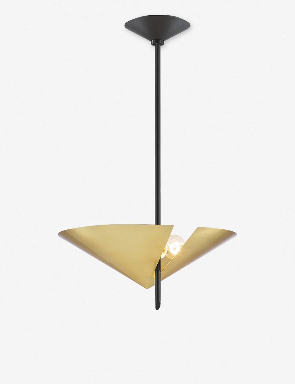 Nari Pendant Light, Aged Brass | Lulu and Georgia 