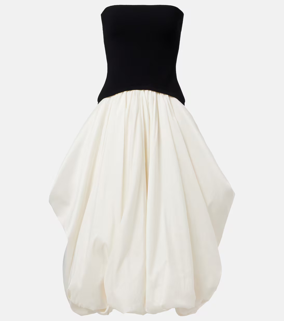Izzy strapless taffeta midi dress | Mytheresa (US/CA)