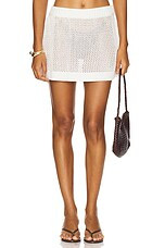 LIONESS x REVOLVE Havana Mini Skirt in Porcelain from Revolve.com | Revolve Clothing (Global)