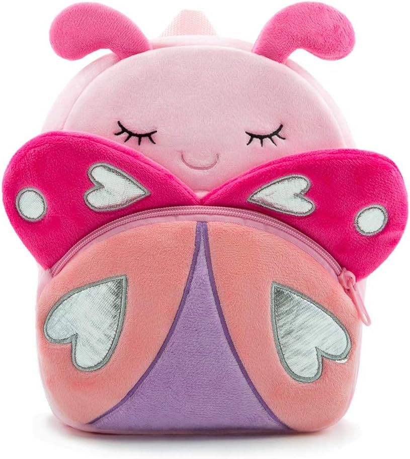 Cute Toddler Backpack Toddler Bag Plush Animal Cartoon Mini Travel Bag for Baby Girl Boy 2-6 Year... | Amazon (US)