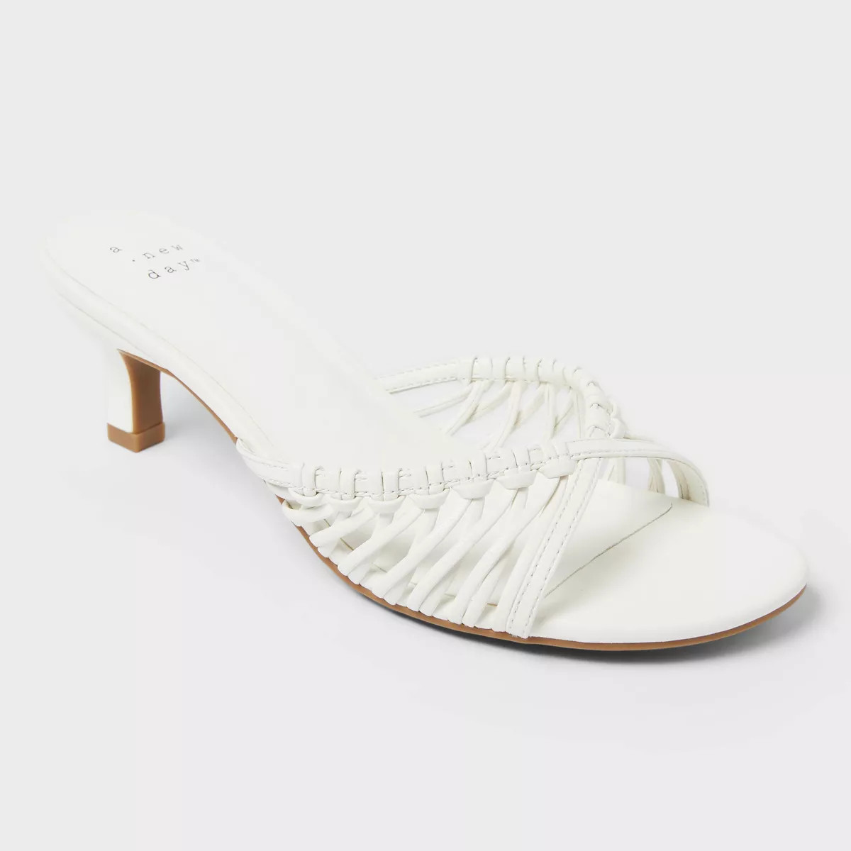 Women's Clarisse Strappy Kitten Heels with Memory Foam Insole - A New Day™ | Target