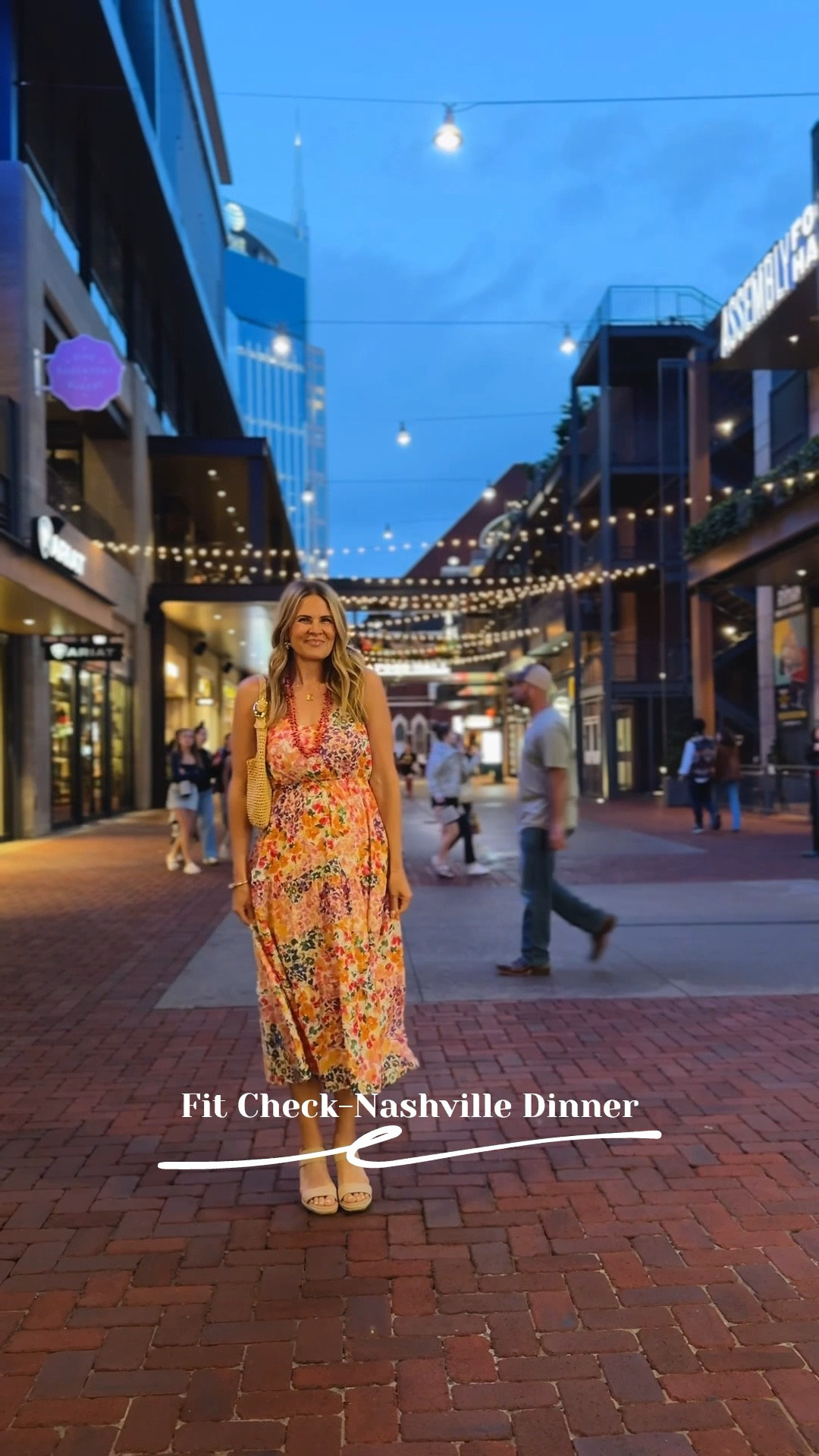 Outfit of the day, summer colorful dress, vacation style, Cinco de Mayo outfit INSPO. 

What I wore to a Cinco de Mayo dinner event in Nashville at AssemblyFood Hall. 

My dress is Baltic Born size small and fits true to size. Use code ERINGLADDING15 for a discount. 

#LTKParties #LTKGiftGuide #LTKOver40