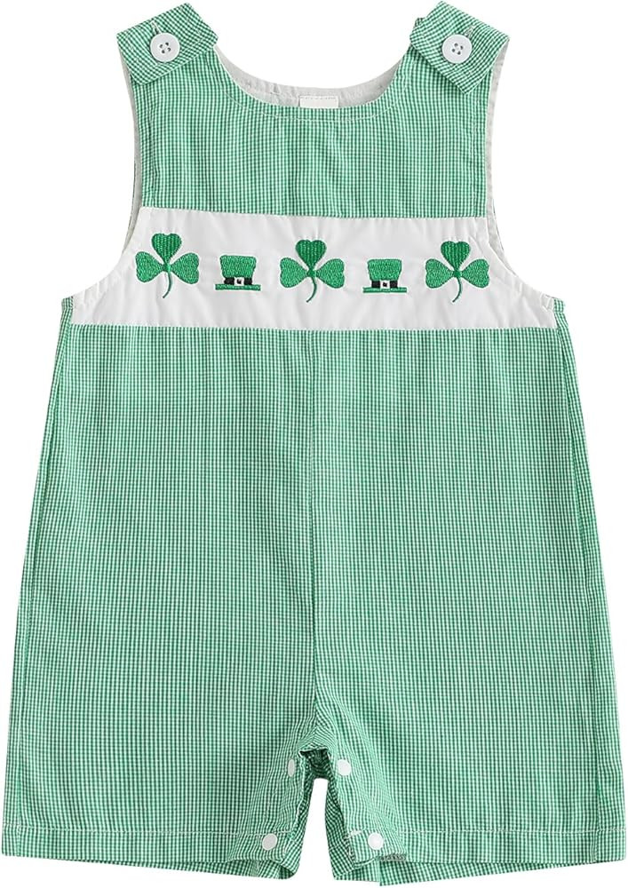 Newborn Baby Boy Girl Clothes Stripes Sleeveless Romper Infant Embroidery Bodysuit Cute Summer Sp... | Amazon (US)