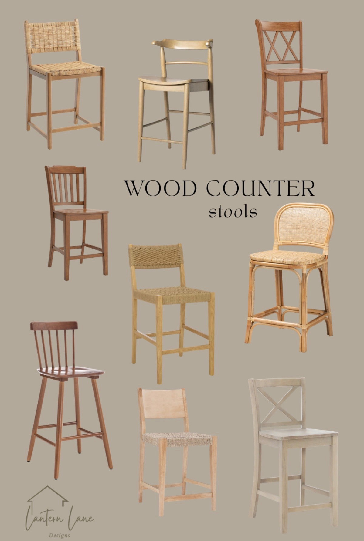 Affordable wood counter stools some of these are great look for less

Pottery barn dupes, McGee and Co kitchen decor, rattan counter stools