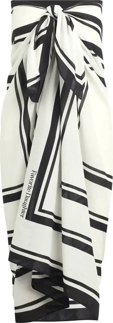 The Geo Print Pareo Cotton Scarf | Nordstrom