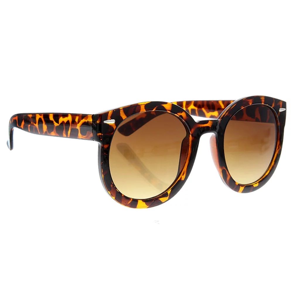 grinderPUNCH Women's Designer Inspired Mod Fashion Oversized Shaped Round Sunglasses - Walmart.co... | Walmart (US)