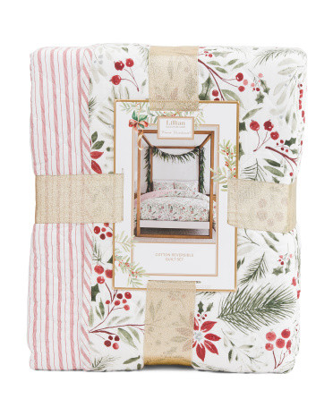 Yuletide Botanical Quilt Set | TJ Maxx