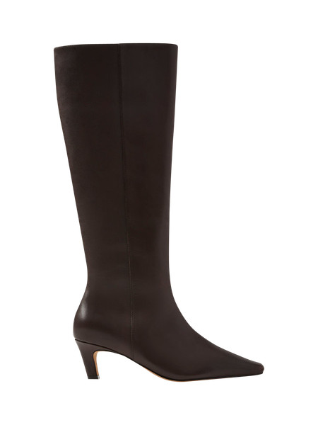 Skinny Heel Leather Tall Boot | Ann Taylor