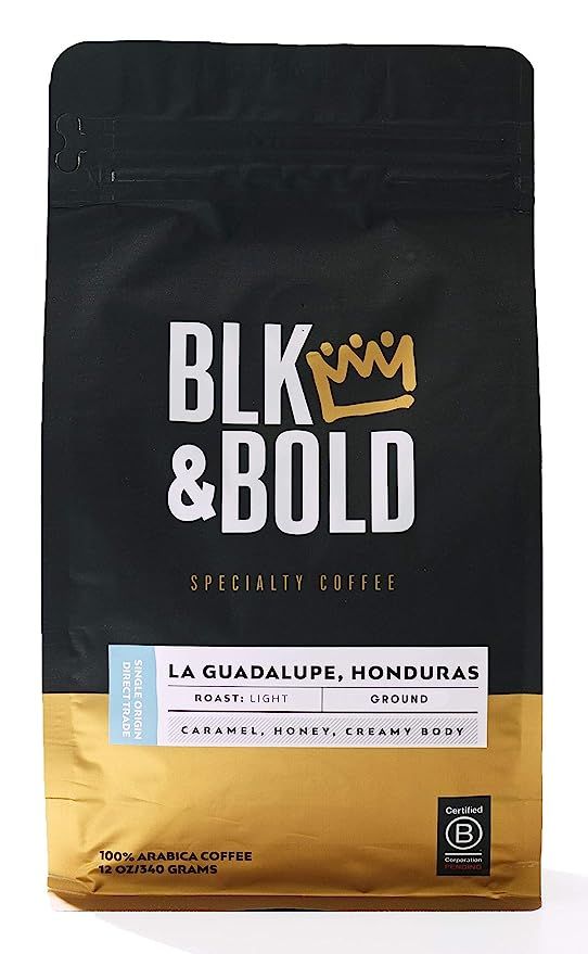 BLK & Bold | Brighter Days Coffee Blend | Direct Trade & Micro-Imported | Light Roast | Ground Co... | Amazon (US)
