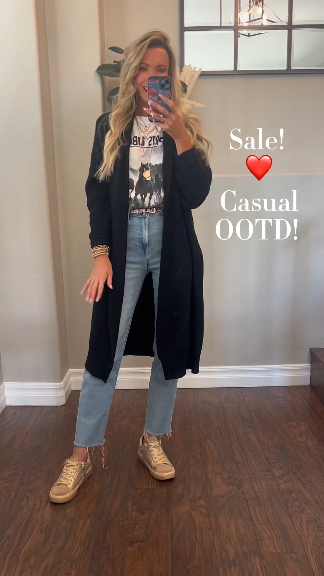 My Casual OOTD!
Most items are part of the LTK sale!
Vici is 30% off!
Abercrombie is 25% off!

Jeans- i sized down
Tee- med i sized up i wanted an oversized look
Cardigan- size small
Belt - xs

Casual outfit 
Casual chic
Affordable fashion
Spring sale 

#LTKWatchNow #LTKSpringSale #LTKSaleAlert