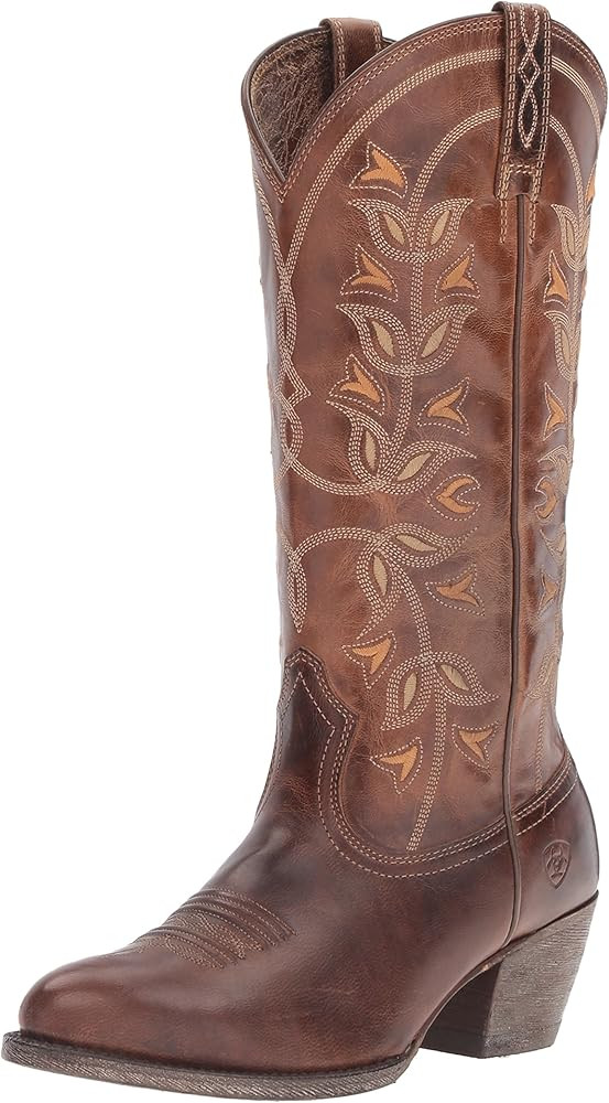 Ariat Desert Holly Western Boots - Women's Distressed Leather Country Boot | Amazon (US)