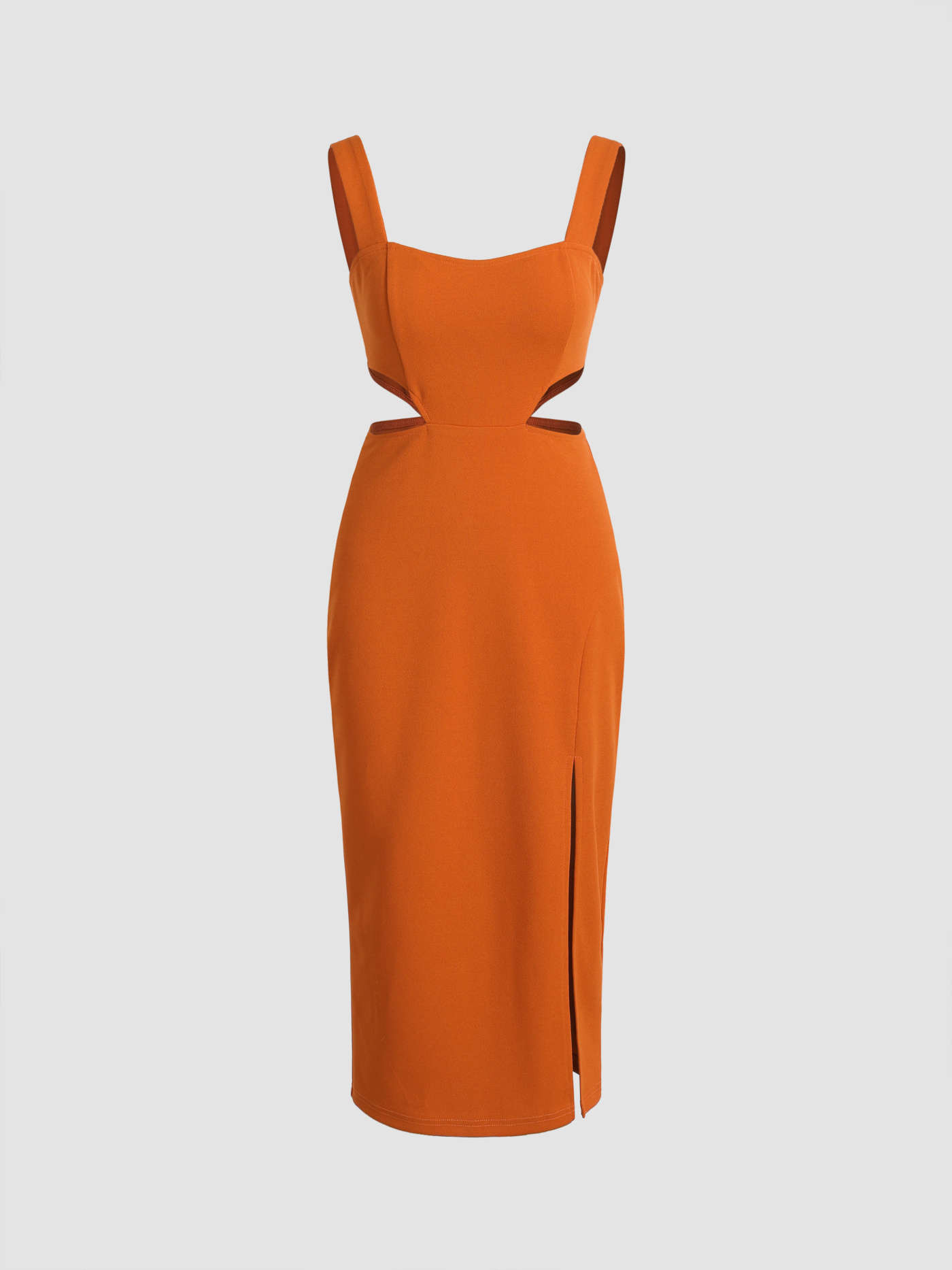 Solid Cut Out Midi Dress | Cider
