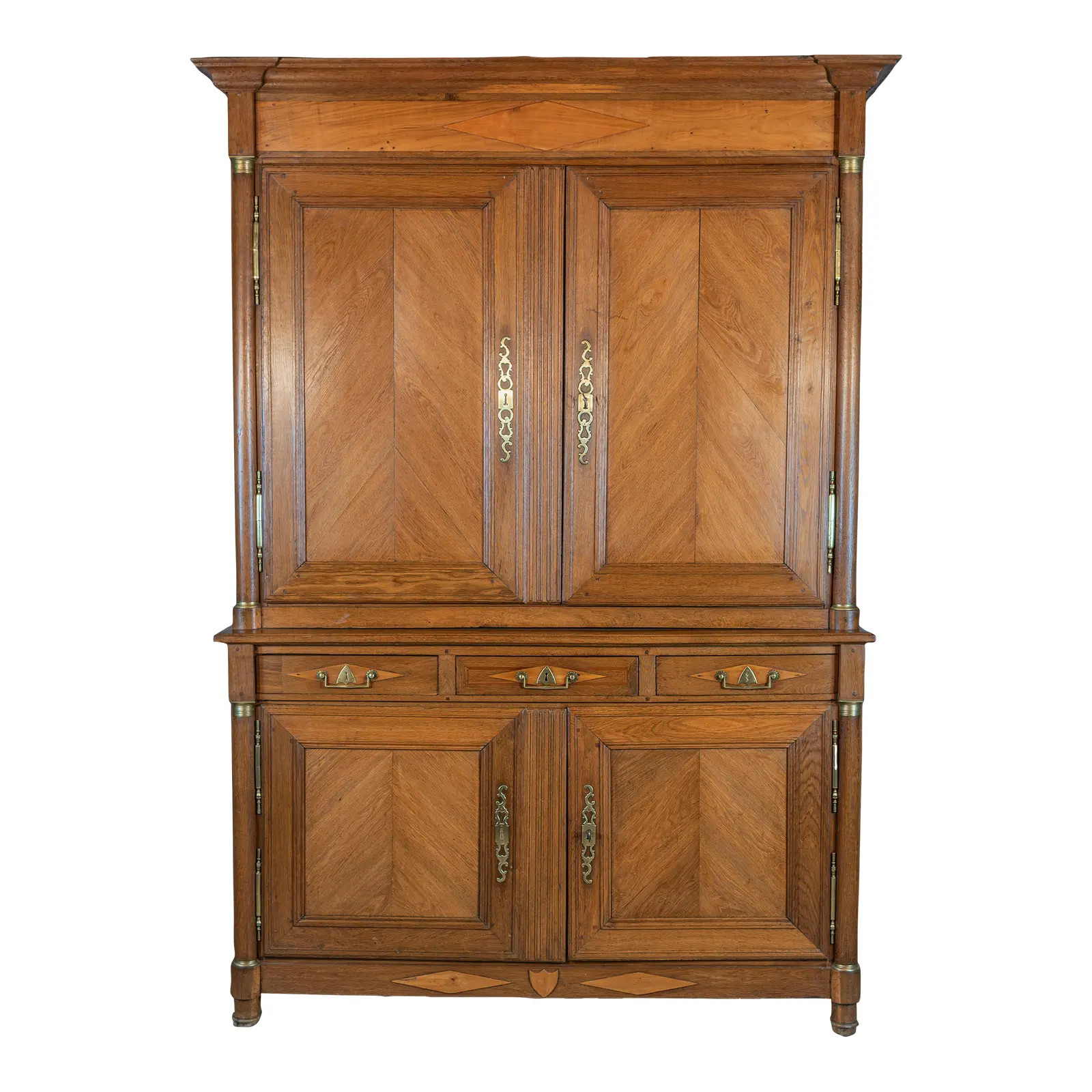 19th Century French Empire Style Wardrobe | Chairish