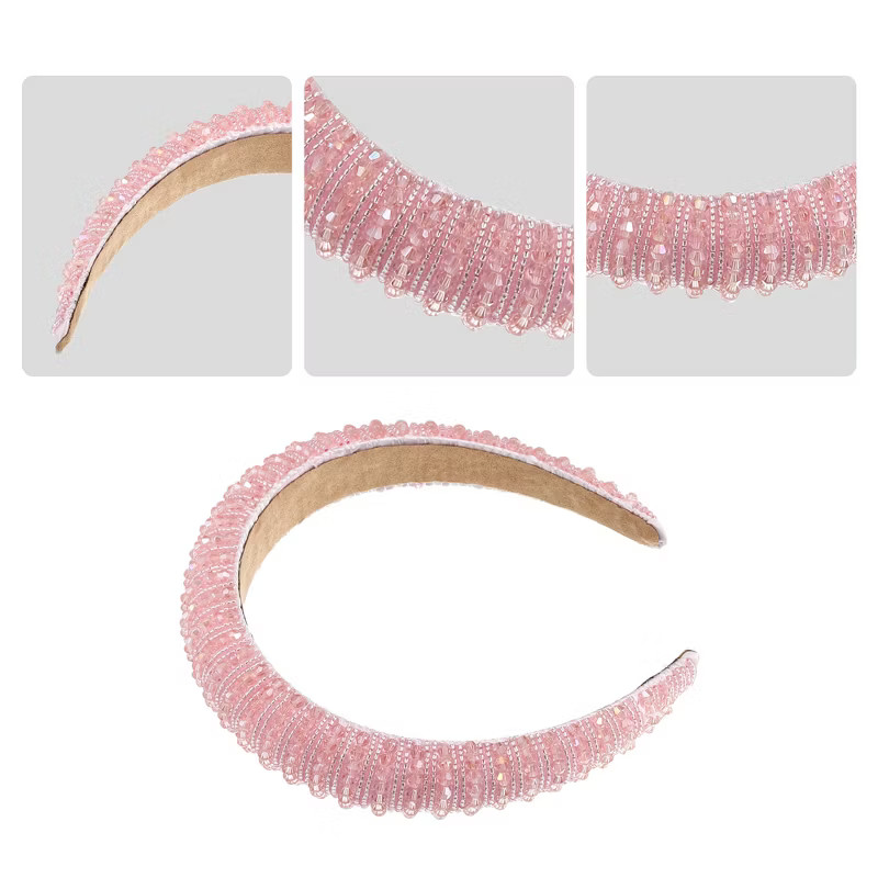 Unique Bargains Crystal Headband Rhinestone Hairband for Women 1.2 Inch Wide 1Pcs | Target