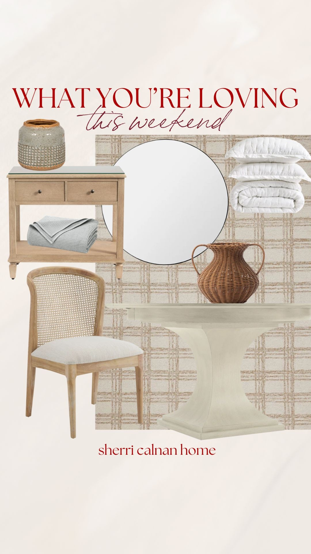 Most loved this weekend! Viral home decor finds, pottery barn nightstand, Wayfair area rug, neutral home decor finds, coastal inspired home decor finds, mcgee and co decor, Wayfair dining table, Sherricalnanhome  

#LTKFindsUnder100 #LTKSeasonal #LTKHome