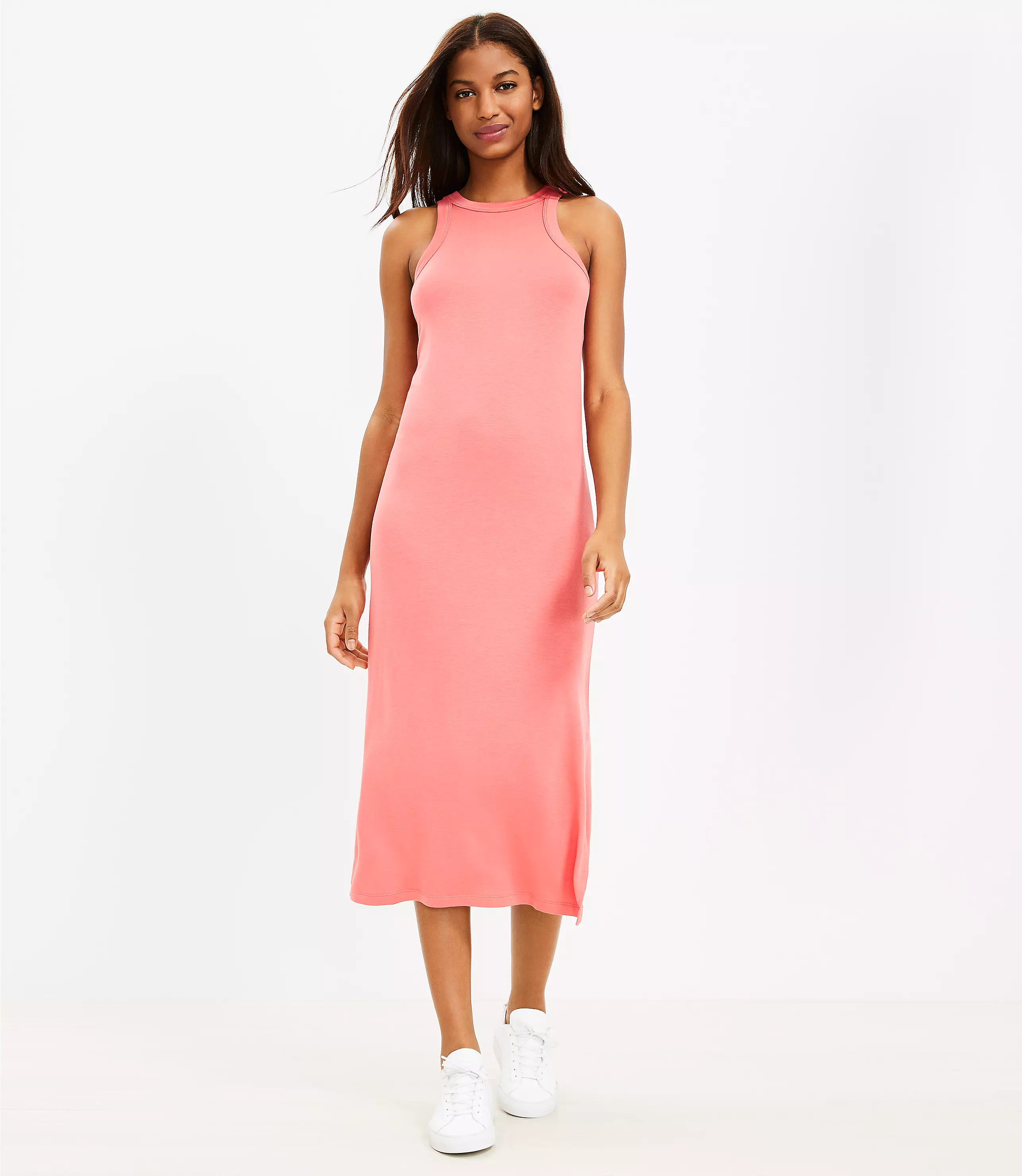 Lou & Grey Signaturesoft Halter Midi Dress | LOFT