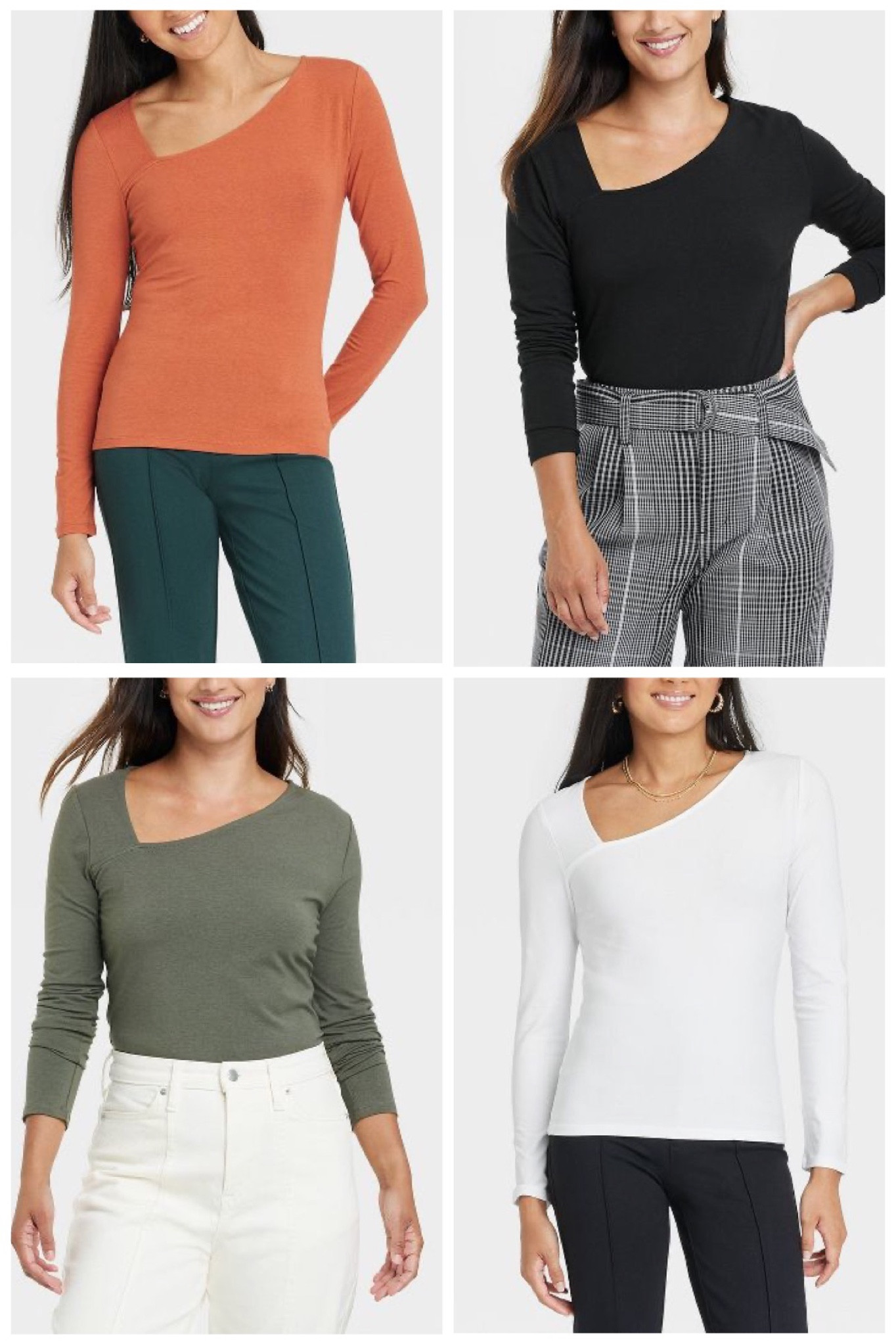 Ribbed asymmetrical top from Target 

#LTKunder50 #LTKSeasonal