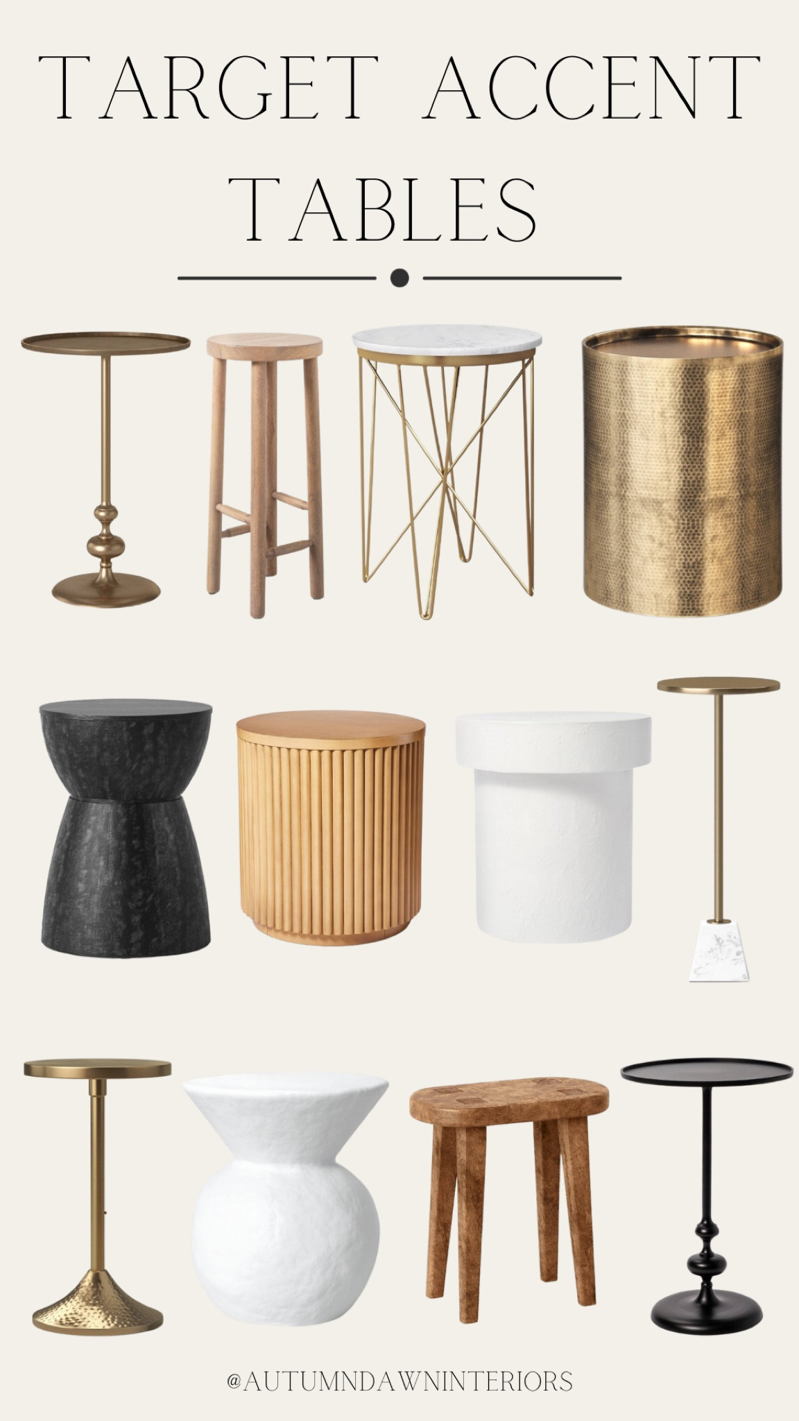 Target accent tables! Great for living rooms, bedrooms or even a nursery! 

#accenttables #target #home #furniture #livingroom #sittingarea

#LTKfindsunder100 #LTKhome