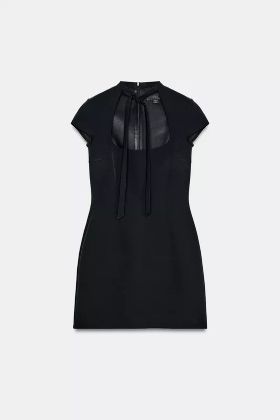 SHORT DRESS WITH BOW DETAIL | Zara UK