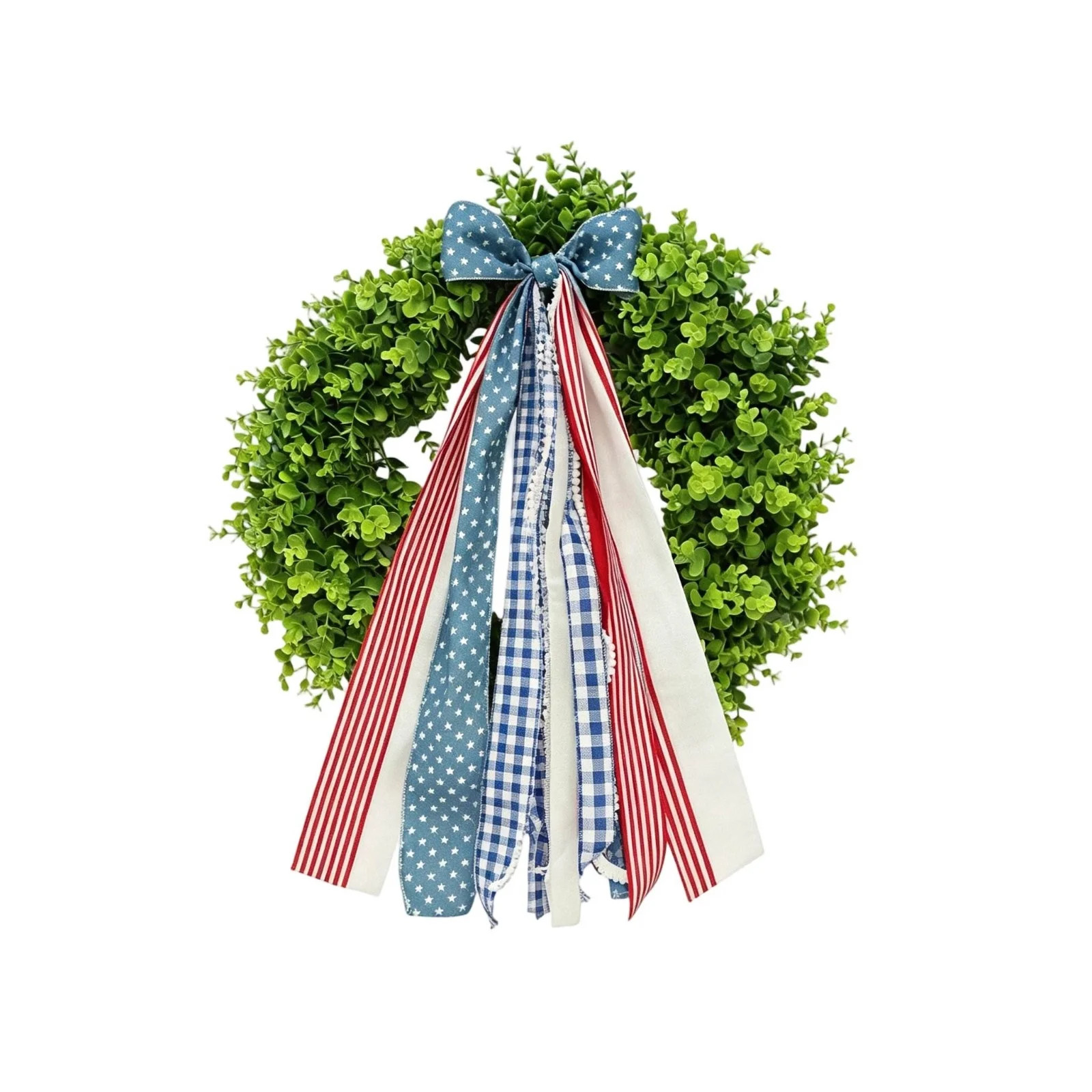 Spring Wreaths for Front Door, 20 Inch Spring and Summer Welcome Wreath with Bow for Farmhouse Po... | Walmart (US)