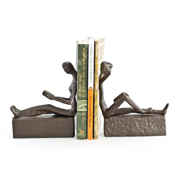 Alta Non-skid Bookends (Set of 2) | Wayfair North America