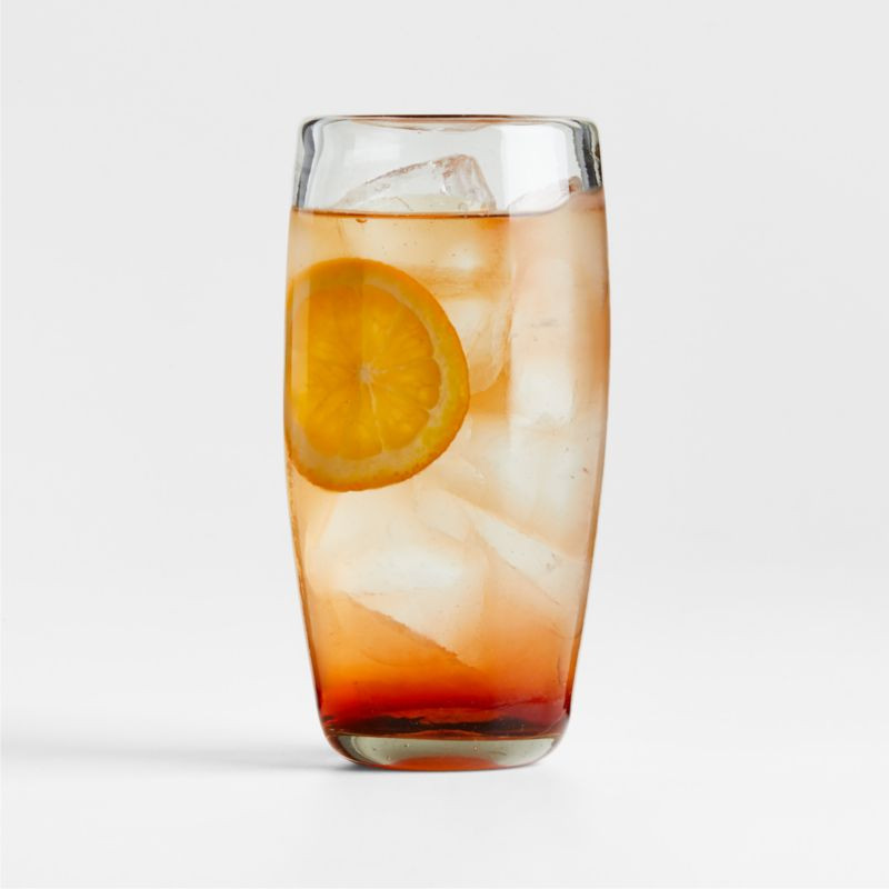 Careyes Recycled Glass Tumbler by Gaby Dalkin + Reviews | Crate & Barrel | Crate & Barrel