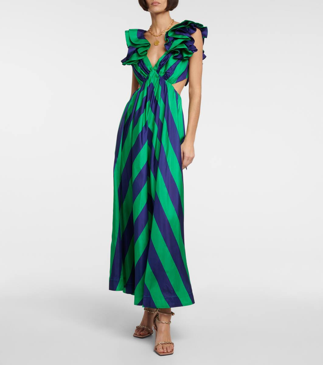Striped silk maxi dress | Mytheresa (US/CA)