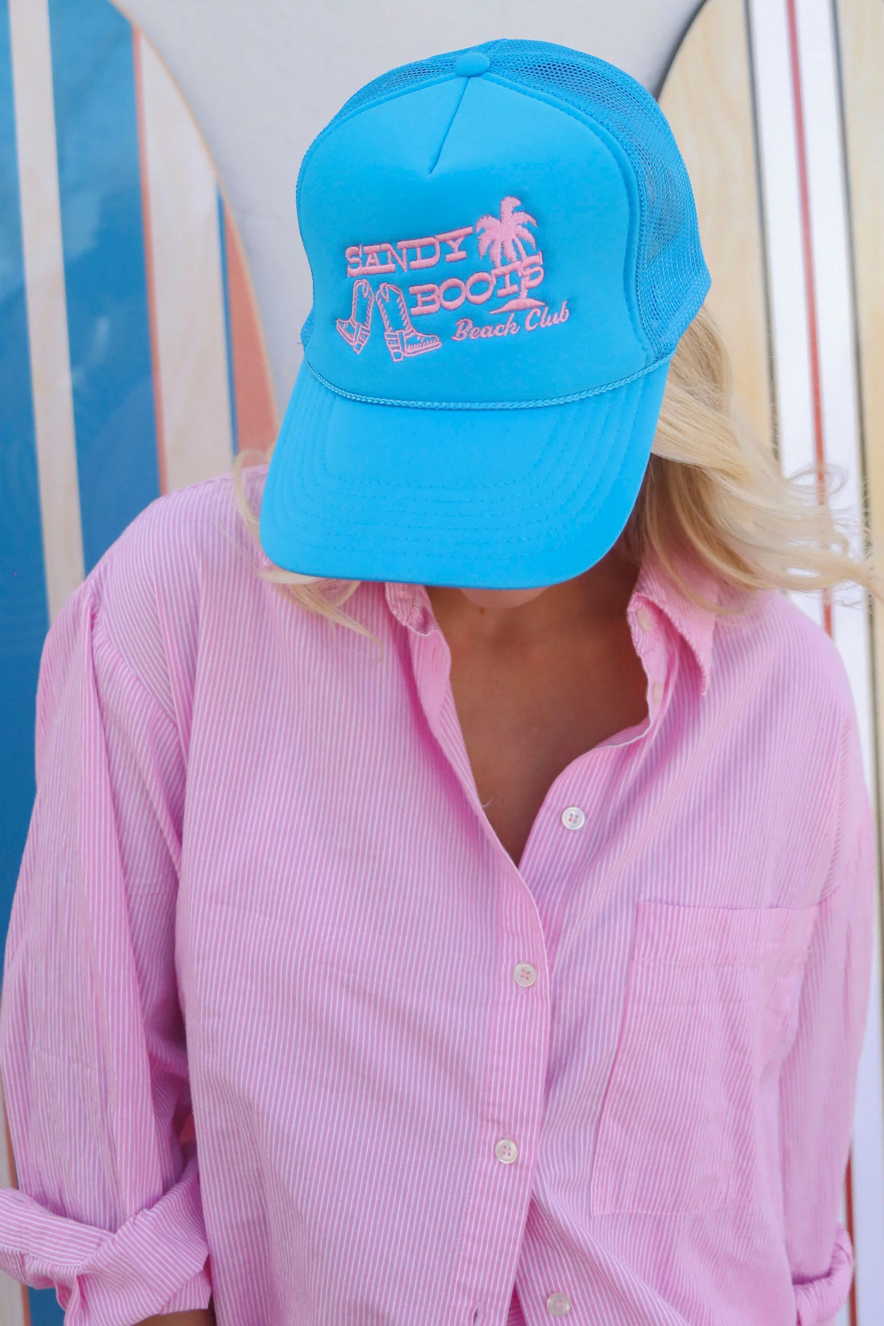 charlie southern: sandy boots trucker hat | RIFFRAFF