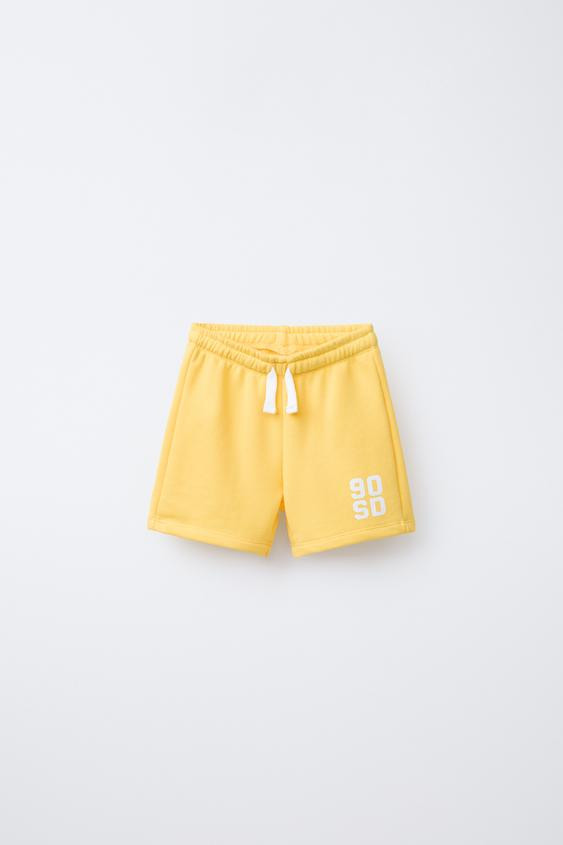 LABEL JOGGING SHORTS | Zara US