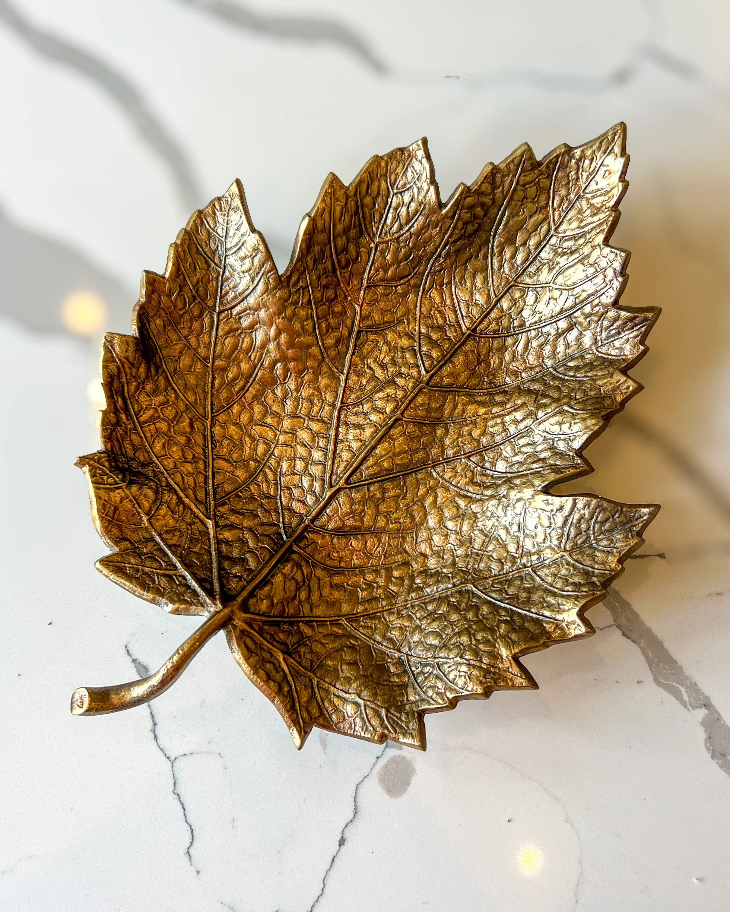 Antique Gold Leaf Bowl | MJHome