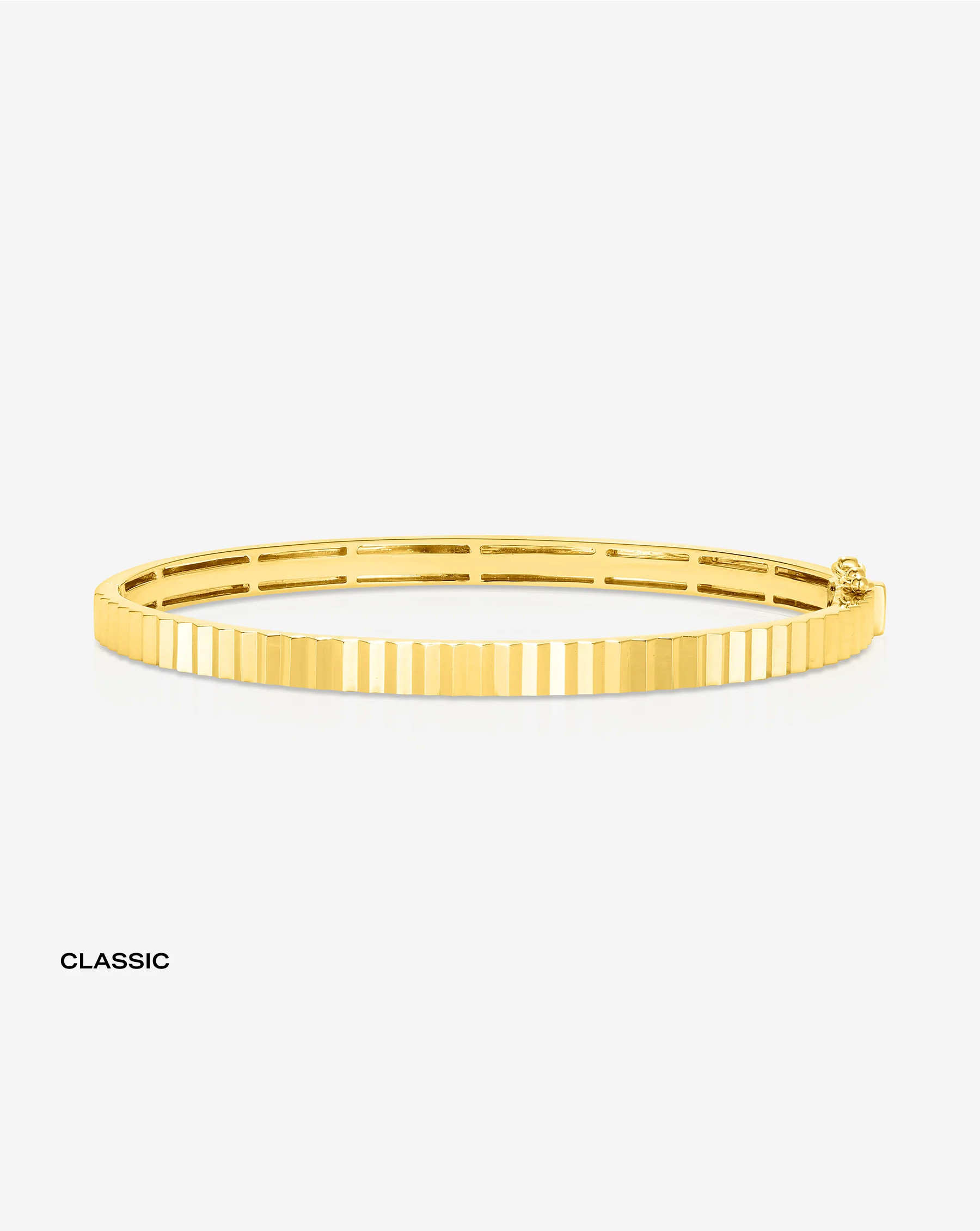 Fluted Gold Bangle | Ring Concierge