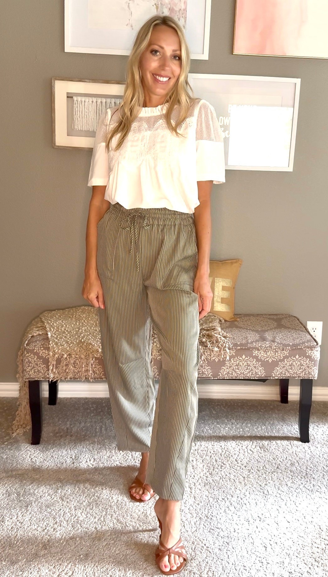 Cute and elevated casual outfit

#LTKootd #LTKmomlife #LTKOver40