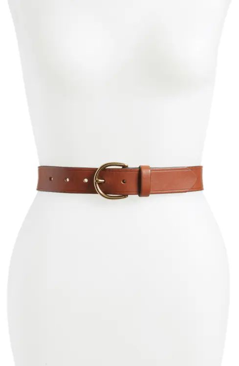 Madewell Medium Perfect Leather Hip Belt | Nordstrom