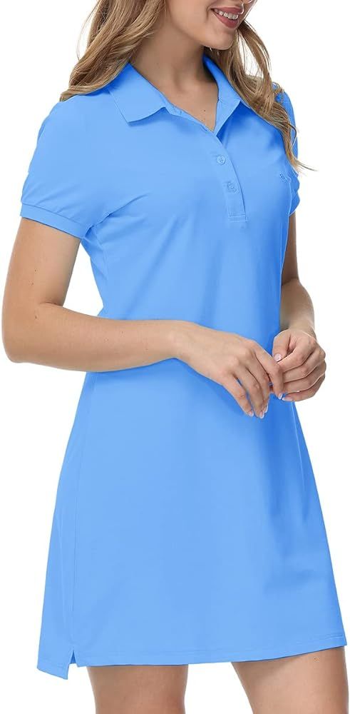 JINSHI Women T Shirt Dress Hiking/Tennis/Golf/Leisure Comfortable and Soft Athletic Dress for Wom... | Amazon (US)