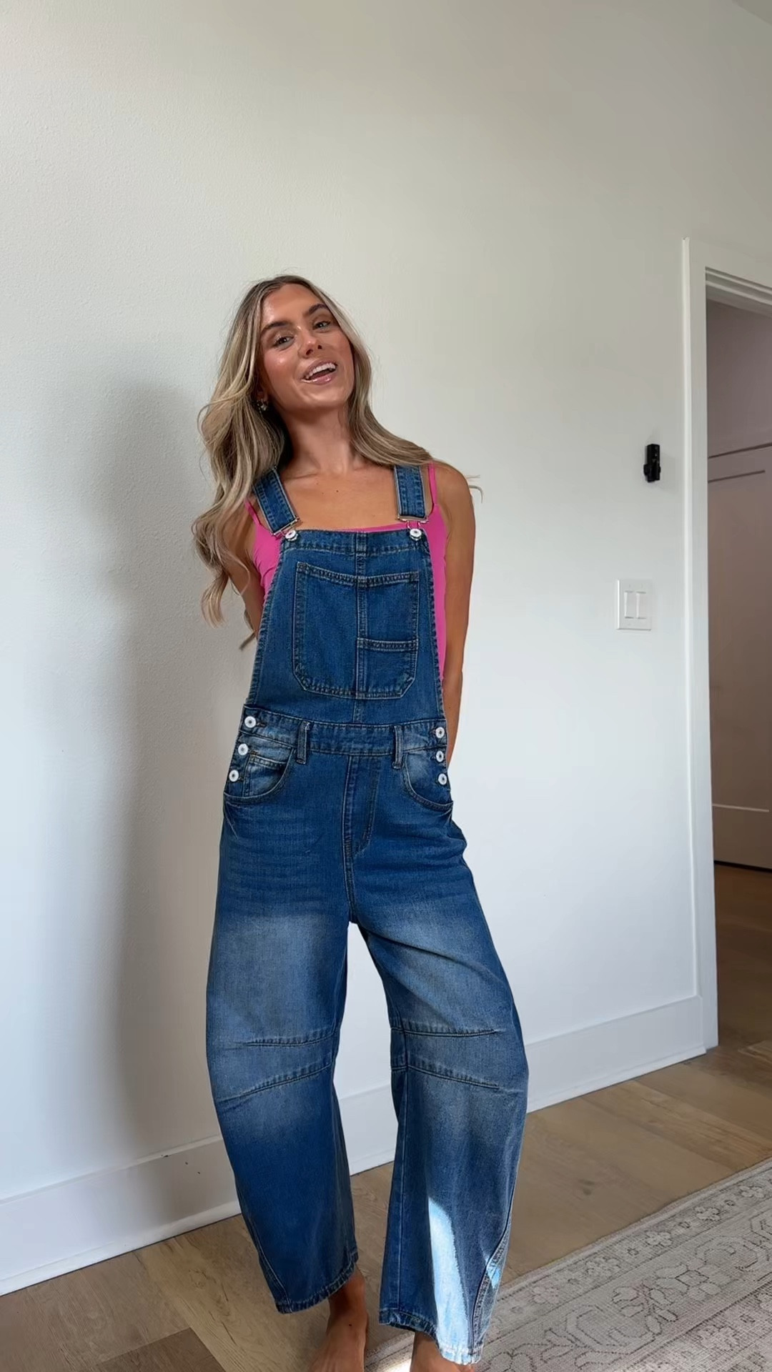 Amazon size xs PLNOTME Womens Denim Bib Overalls Barrel Leg Adjustable Strap Jean Pants Jumpsuits with Pockets

#LTKootd #LTKSaleAlert #LTKdayinmylife