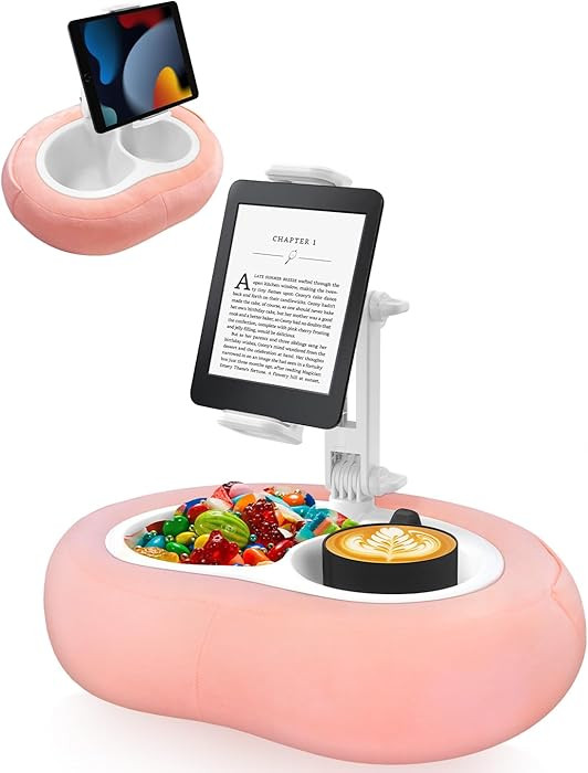 Tablet Pillow Stand, Compatible with 5"-12.9" Kindle, iPad, Phone/Tablet, Google, Samsung, 360° ... | Amazon (US)