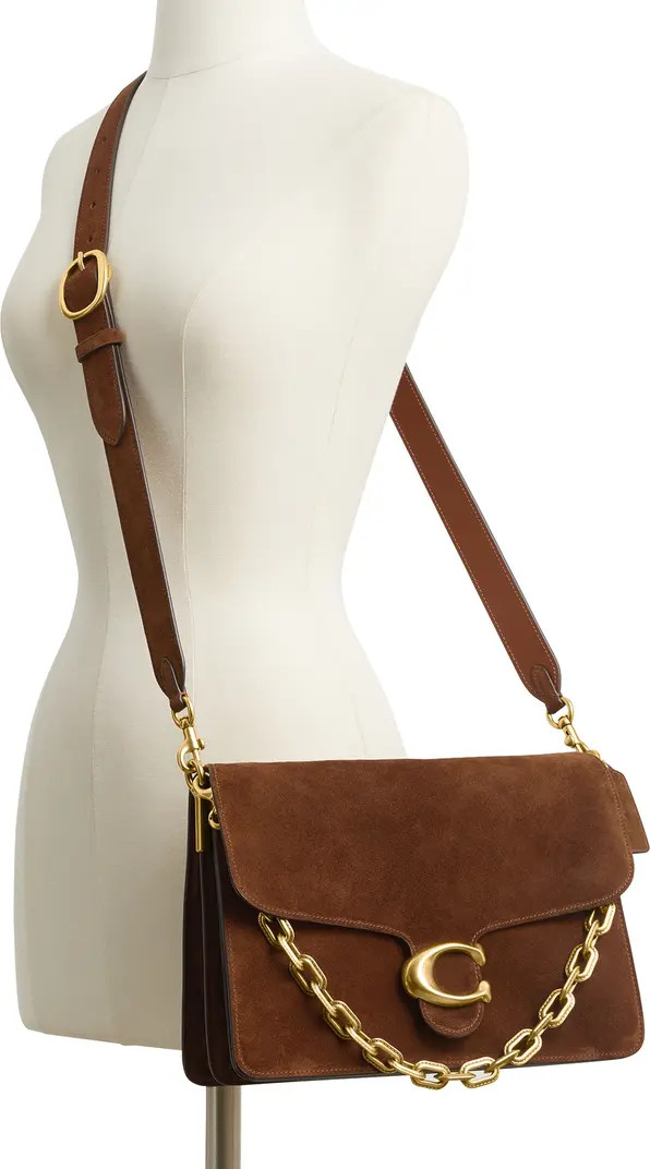 Chain Tabby 30 Suede Shoulder Bag | Nordstrom