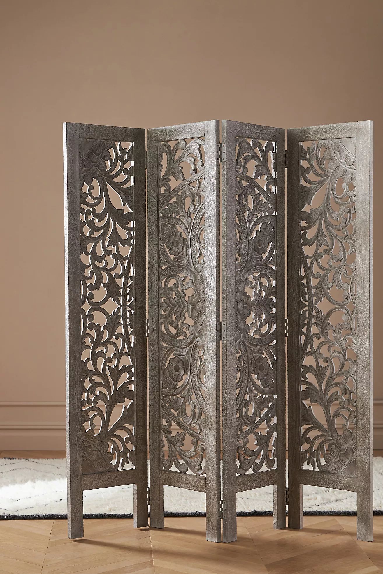 Handcarved Lombok Room Divider | Anthropologie (US)