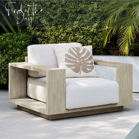 We are loving this outdoor lounge chair because of the generous space and proportions! 

#LTKhome #LTKSeasonal #LTKfamily