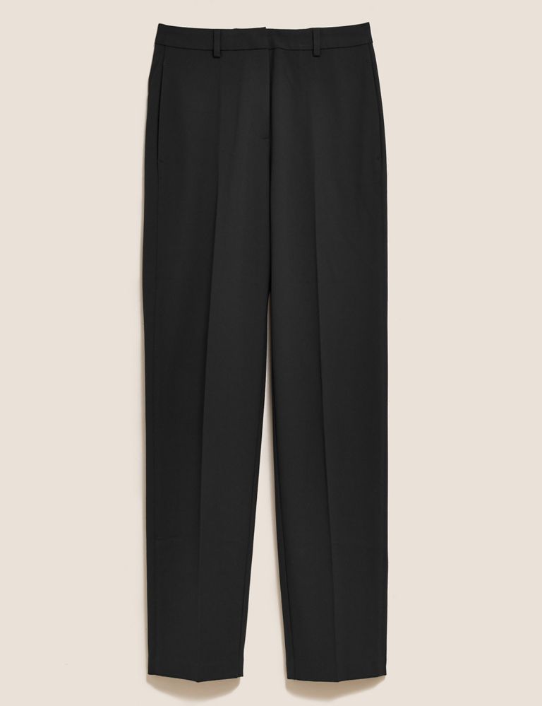 Straight Leg Trousers with Stretch | Marks & Spencer (UK)