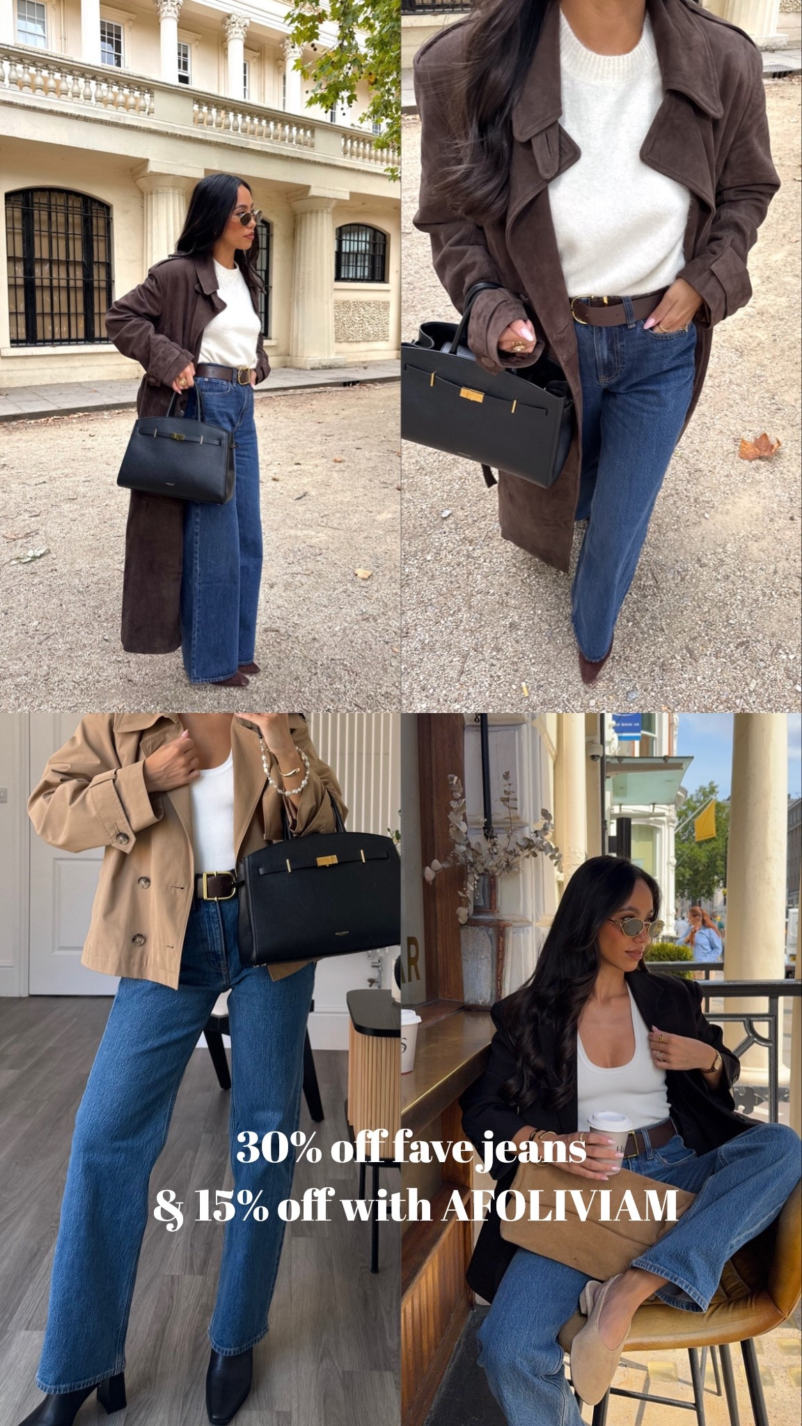 30% off Abercrombie & another 15% off with the code AFOLIVIAM 💁🏻‍♀️ 

I wear size 24 (regular if I’m wearing with heeled boots, short if I’m wearing with trainers) 



#LTKwinter #LTKstyletip #LTKCyberWeek