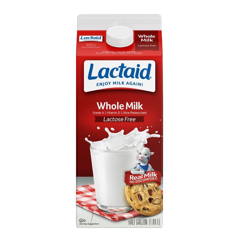 Lactaid Lactose Free Whole Milk - 0.5gal | Target
